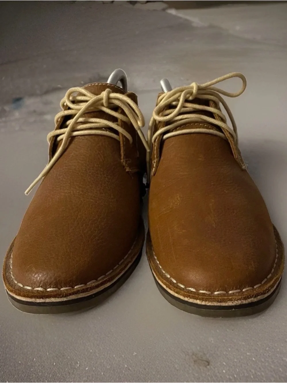 Kenneth Cole Reaction Chukka Leather Boot Desert Sun Men's Size 7.5